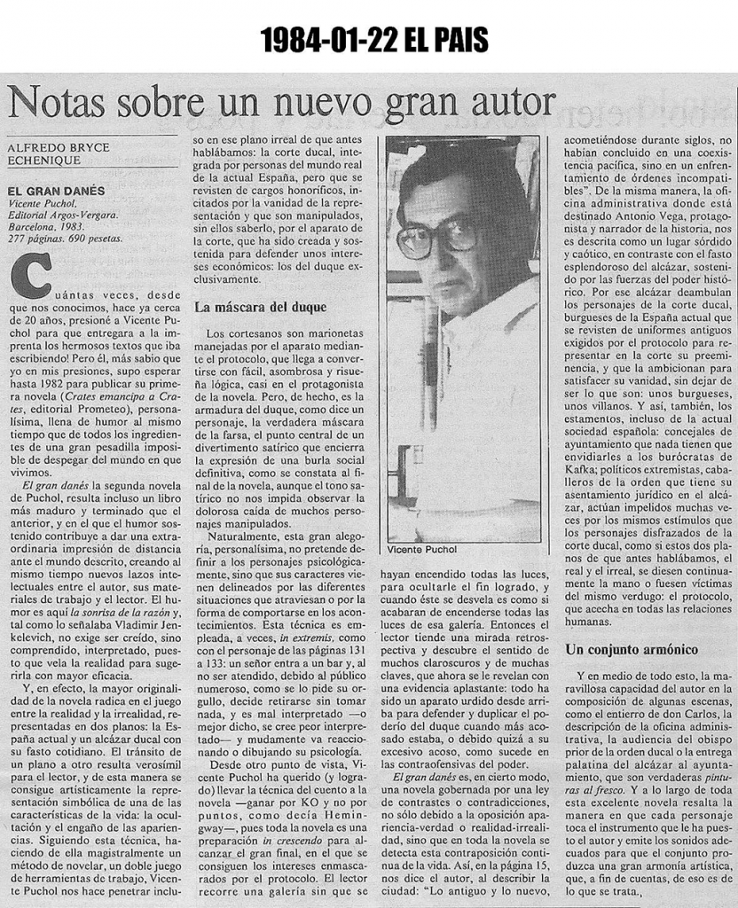 [El País] Notas sobre un nuevo autor